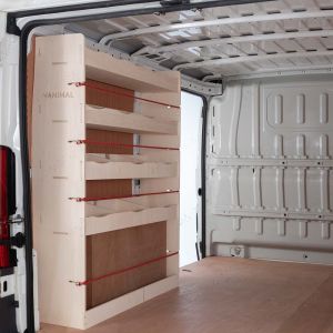 Peugeot Boxer SWB NS Rear Racking and Shelving Unit