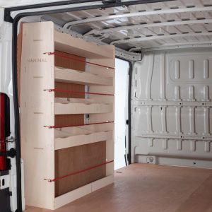 Fiat Ducato SWB NS Rear Plywood Racking and Shelving Unit
