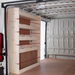 Fiat Ducato MWB L2 2006- NS Rear Ply Racking and Shelving

