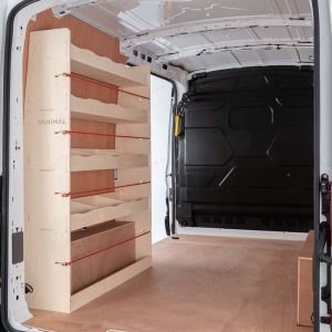 Ford Transit Mk8 MWB L2 NS Rear Racking and Shelving Unit 