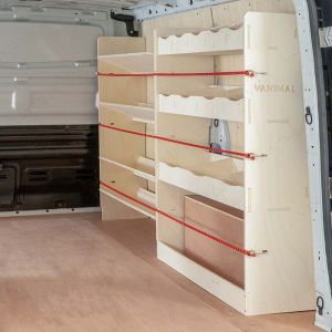 Vauxhall Vivaro B LWB 2014-2019 Full Driver Side Racking with Front Toolbox