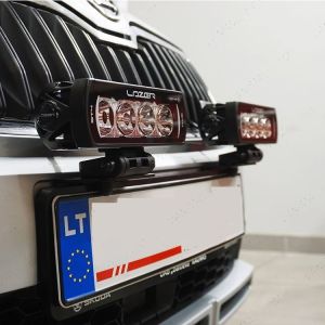 Lazer Number / Licence Plate LED Light Mount Plates with  Triple-R 750