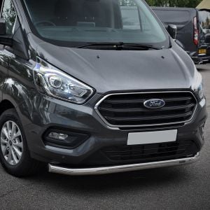 Ford Transit Custom 2018-2023 Polished Stainless Steel Spoiler Bar