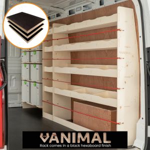 Maxus Deliver 9 2020- LWB Hexaboard Driver Side, Infill and x5 Festool Shelves