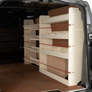Citroen Dispatch SWB 2016- Full Driver Side Racking with Front Toolbox Shelves