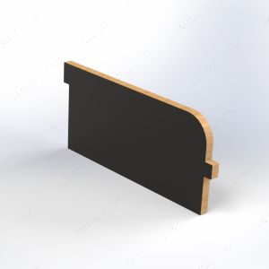 Small-sized phenolic divider for adjustable hexaboard ply-racking units