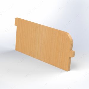 Small sized divider for adjustable ply-racking units