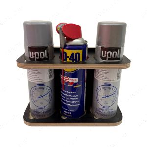 9 Silicone Tube Holder attached to Racking Unit