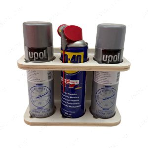 9 Silicone Tube Holder attached to Racking Unit