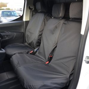 Peugeot Partner 2018- Tailored Waterproof Front Triple Seat Covers 