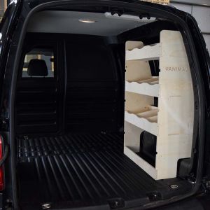 Volkswagen Caddy SWB L1 OS Rear Racking / Shelving Unit