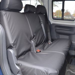VW Caddy 2004-2021 Tailored Waterproof Rear Seat Covers (Single and Double Passenger Seats)