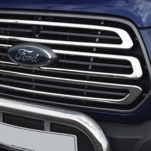  Ford Transit Mk8 2014 On Stainless Steel Front Grille Trim