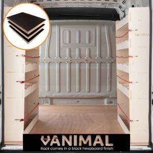 Fiat Ducato 2006- LWB Hexaboard NS and OS Rear Van Racking System (Pair)