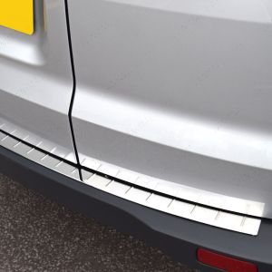 Ford Courier 2014 On Stainless Steel Rear Bumper Sill Top Cover