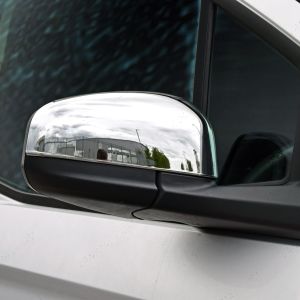 Ford Transit Courier 2014 On - Chrome Door Mirror Trims