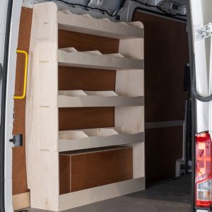 VW Crafter MWB 2017- NS Rear Ply Line Racking and Shelving Unit
