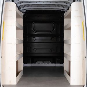 Mercedes Sprinter MWB 2018- NS and OS Rear Ply Line Racking and Shelving - Pair