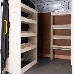 VW Crafter MWB 2017- OS Front Toolbox and Bulkhead Racking - Twin Pack