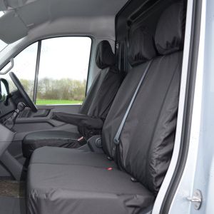 VW Crafter 2017- Tailored Waterproof Front Seat Covers (Driver Side and Twin Passenger Seats)