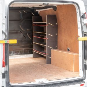 Ford Transit Custom 2012-2023 Hexaboard Front Toolbox Racking with x4 Shelves