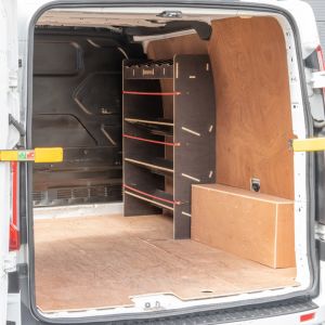 Transit Custom 2012-2023 Hexaboard Front Toolbox Racking with x3 Shelves