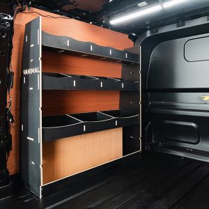 Ford Transit Custom 2012-2023 Double Cab SWB L1 NS Rear Racking and Shelving Unit

