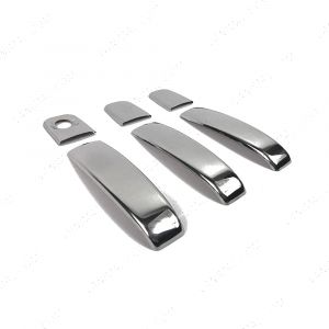 Stainless Steel Door Handle Protectors 3dr For Renault Trafic 2001 to 2014