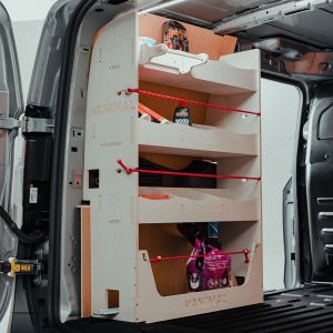 Ford Transit Courier 2024- NS Rear Van Racking and Shelving Unit