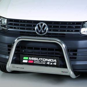 VW Transporter T6 2015-2019 Polished Stainless Steel Front A-Bar