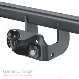 Flange Tow Bar for VW Crafter 2006-2016 MWB RWD with Step and Twin Wheels
