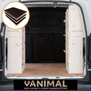 Citroen Berlingo 2019- SWB L1 NS and OS Rear Hexaboard Racking Plus Front Toolbox (Triple Pack)