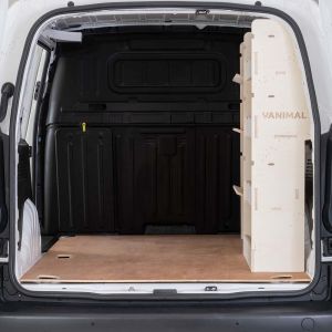 Citroen Berlingo SWB L1 2019- Full-Length Diver Side Racking with Front Toolbox Unit