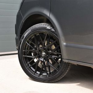 VW Transporter 20x9 Cades Hera Gloss Black Alloy Wheel