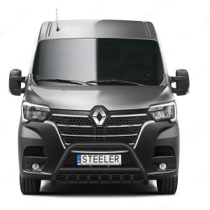 Renault Master 2019- Black Front A-Bar with Axle Bars