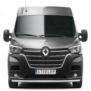 Renault Master Polished Front Spoiler Splitter Sports Bar 2019-