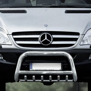 Mercedes Sprinter 2006-2018 Polished Front A-Bar with Axle Bars