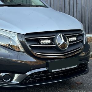 Close-up view of the Mercedes Vito (2020-) ST4 Evolution LED Grille Integration Kit