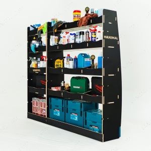 Vauxhall Movano 2022- LWB Hexaboard OS Rear and Middle Infill Racking and Shelving