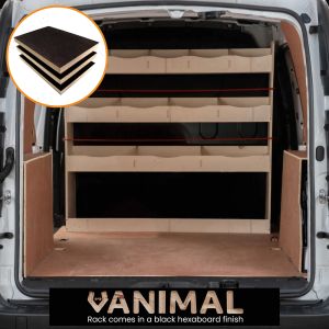 Nissan NV250 Full-Width Bulkhead Hexaboard Van Racking