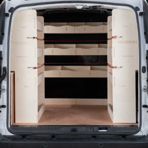 Nissan NV250 L2 Rear NS and OS plus Full-Width Bulkhead Ply Racking