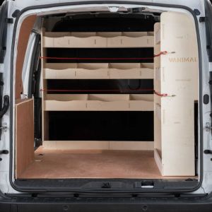 Nissan NV250 Rear OS and Full-Width Bulkhead Racking and Shelving