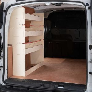 Nissan NV250 L2 NS Rear Ply Racking with Multi-Compartment Shelving