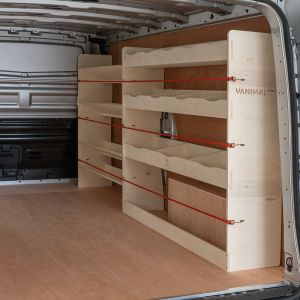 Renault Trafic LWB 2014- Full Driver Side Racking with Front Toolbox