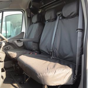 Vauxhall Movano 2010-2022 Tailored Waterproof Front Seat Covers (Fixed Seat and Base)