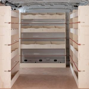 Vauxhall Vivaro A LWB Double Rear, Front and Bulkhead Racking (4 Pack)
