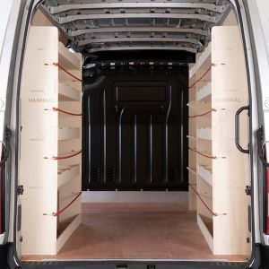 Nissan NV400 LWB L3 Double Rear Racking and Front Toolbox (Triple Pack)