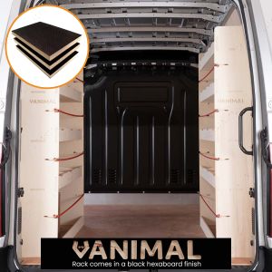 Vauxhall Movano 2010-2021 MWB Hexaboard NS and OS Rear Van Racking (Pair)

