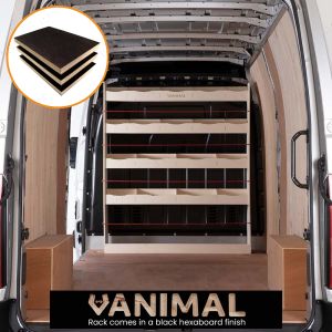 Vauxhall Movano 2010-2021 Hexaboard Full-Width Bulkhead Racking