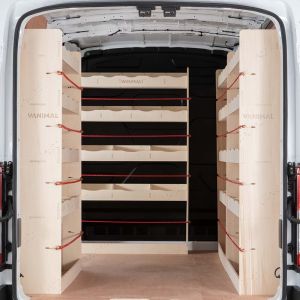 Ford Transit Mk8 L2 Double Rear, Front and Bulkhead Ply Racking